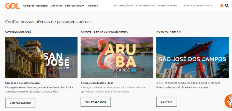 gol linhas aereas promoções